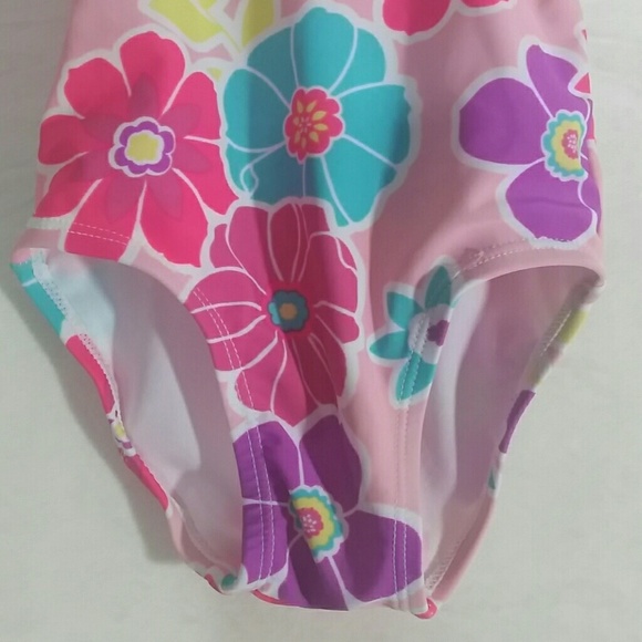 Floral Ruffle & Bow One Piece Swimsuit - Picture 5 of 8